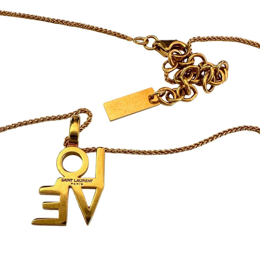 Yves Saint Laurent LOVE Necklace - Yves Saint Laurent - Necklace with Pendant - A+ Stuff