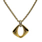 Yves Saint Laurent (YSL) Gold - Plated Necklace w Rhinestones - 20" - Yves Saint Laurent - Necklace with Pendant - A+ Stuff