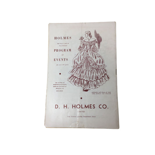 Vintage 1946 program for the Ballet Theatre performance