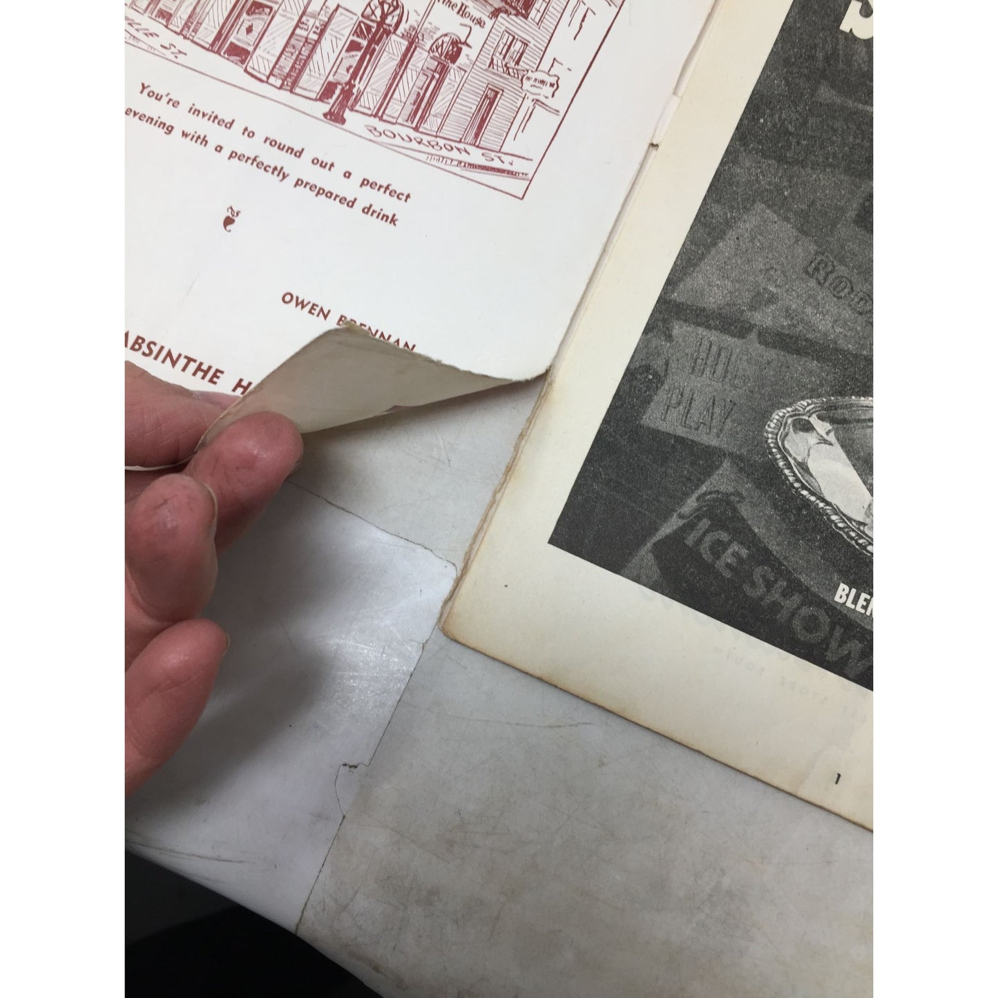 Vintage 1946 program for the Ballet Theatre performance