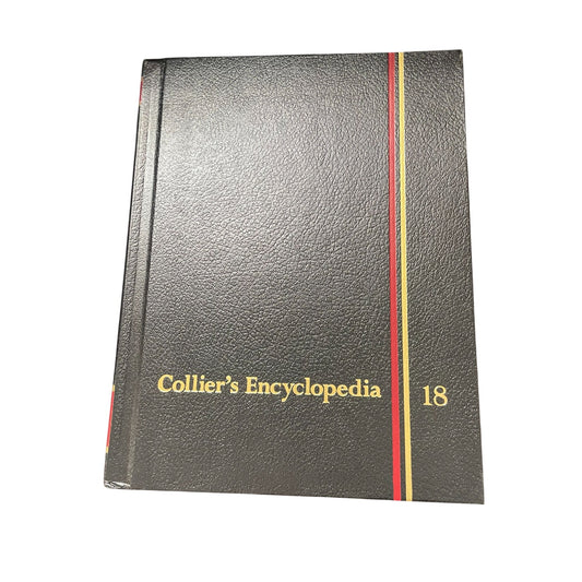 Vintage Collier's Encyclopedia Volume 18 with Bibliography and Index