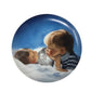 Vintage Zolan Collector Plate ''Brotherly Love'' (7.5'' Wide)