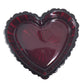 Vintage Avon 1876 Cape Cod Collection Ruby Red Glass Heart-Shaped Trinket Box Avon  A+ Stuff vintage collectible