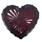 Vintage Avon 1876 Cape Cod Collection Ruby Red Glass Heart-Shaped Trinket Box Avon  A+ Stuff vintage collectible