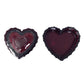 Vintage Avon 1876 Cape Cod Collection Ruby Red Glass Heart-Shaped Trinket Box Avon  A+ Stuff vintage collectible