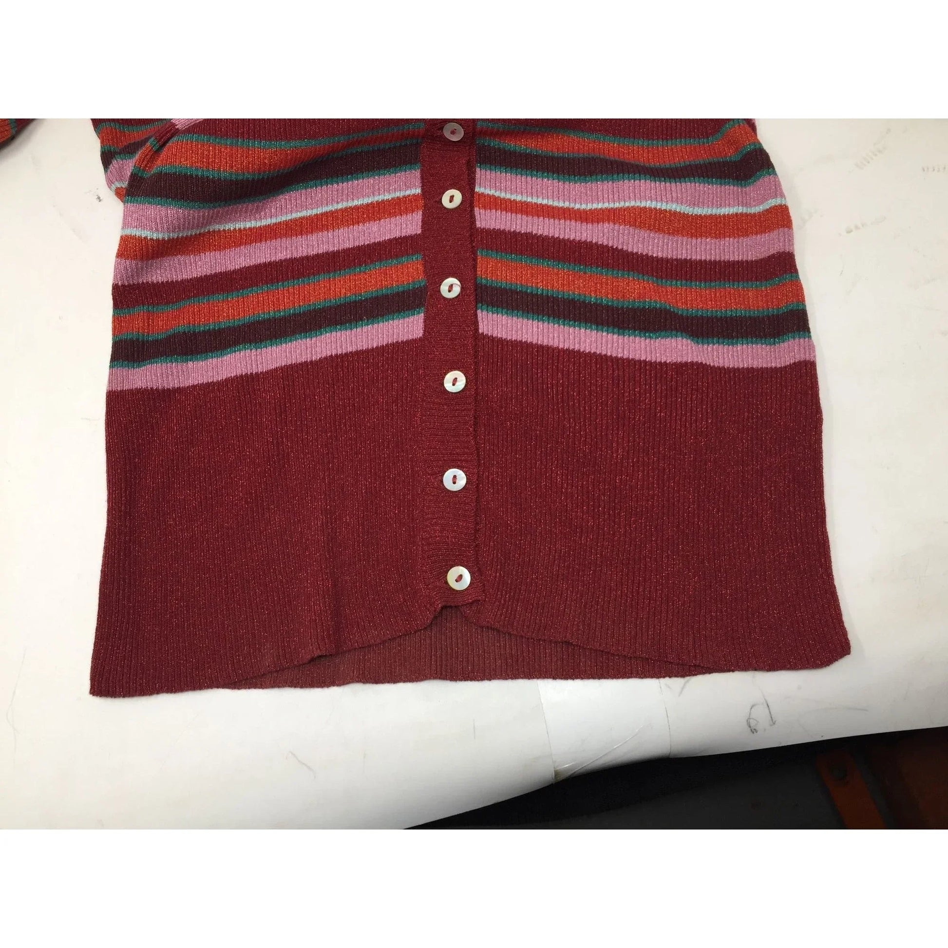 ZARA KNIT SIZE SMALL WOMENS LONG SLEEVE STRIPED SHIRT/CARDIGAN - ZARA - Shirts & Tops - A+ Stuff