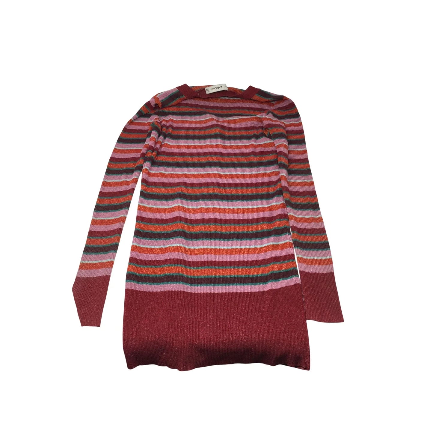 ZARA KNIT SIZE SMALL WOMENS LONG SLEEVE STRIPED SHIRT/CARDIGAN - ZARA - Shirts & Tops - A+ Stuff