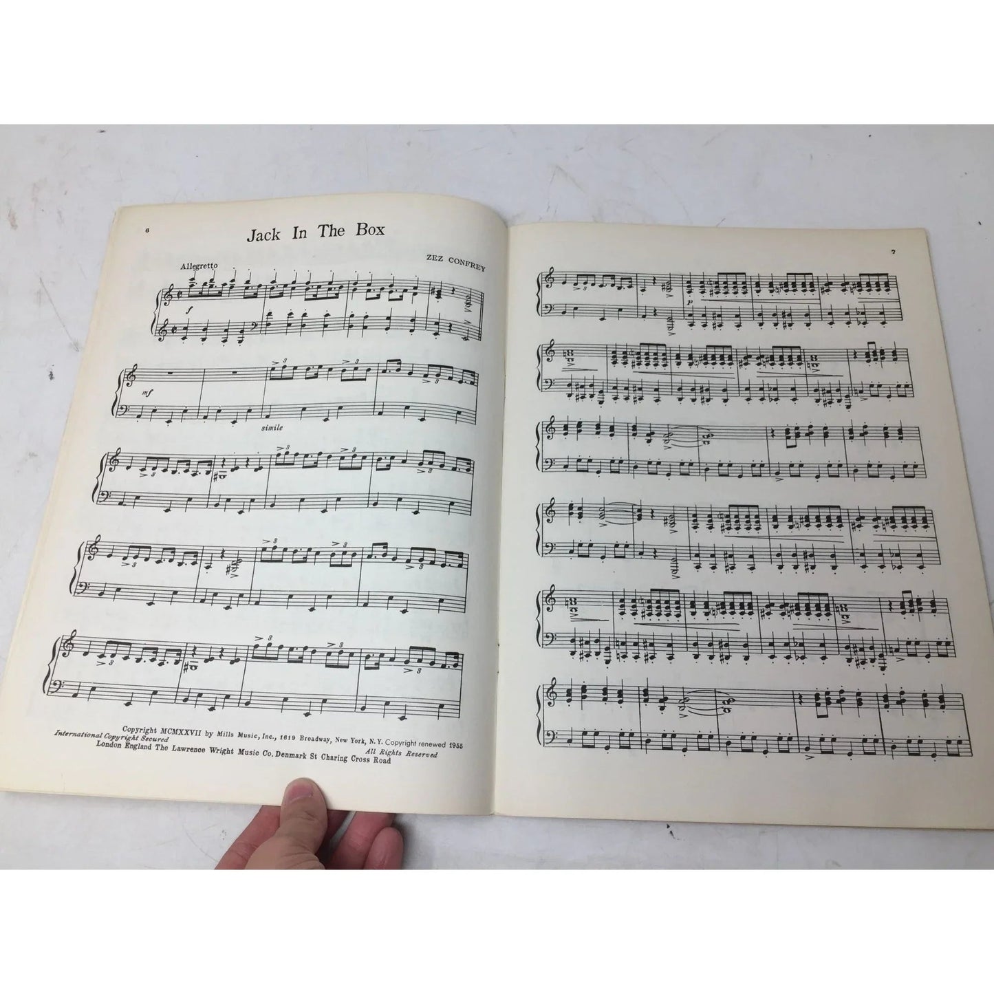Zez Confrey's Novelty Piano Solos Vintage Sheet music book - A+ Stuff - Sheet Music - A+ Stuff