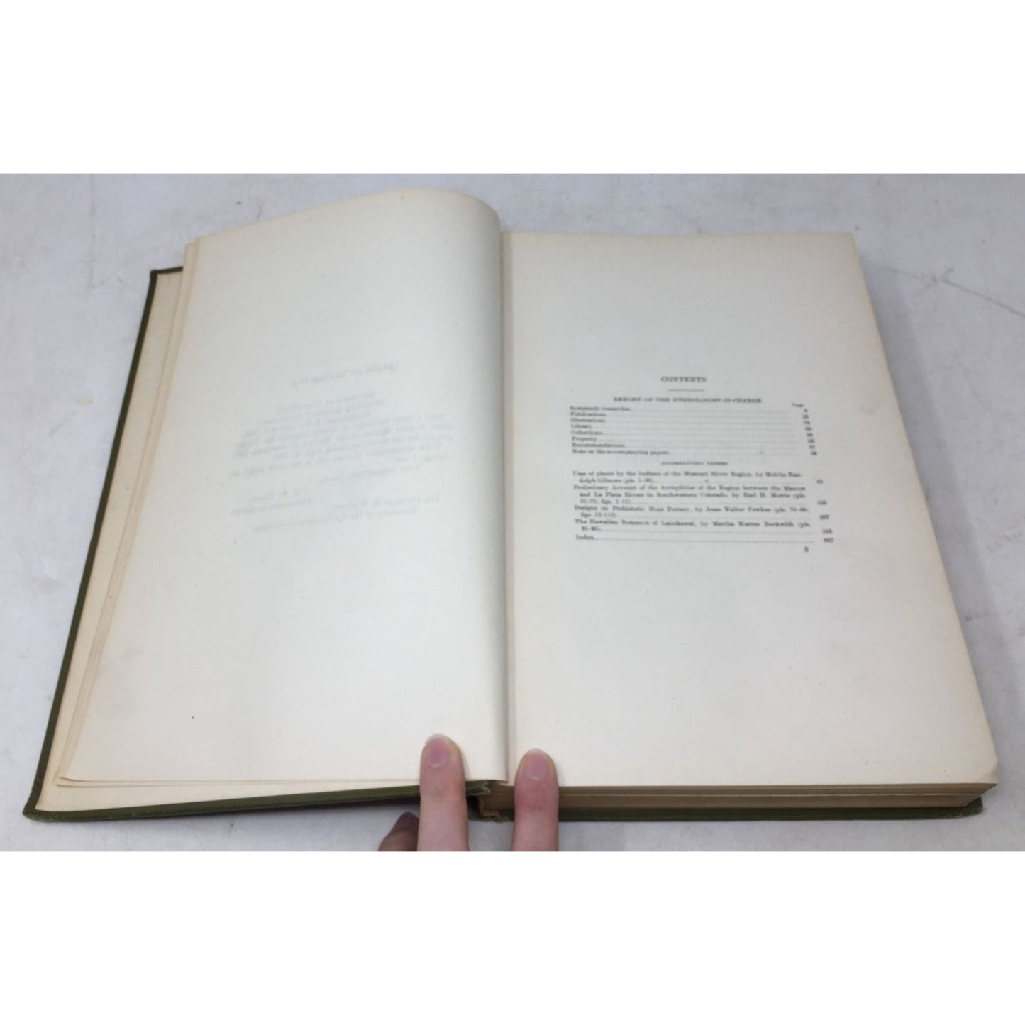 Collectible Antique Copy of Thirty-Third Annual Report of the Bureau of American Ethnology to the Secretary of the Smithsonian Institution, unbranded  A+ Stuff Vintage Books