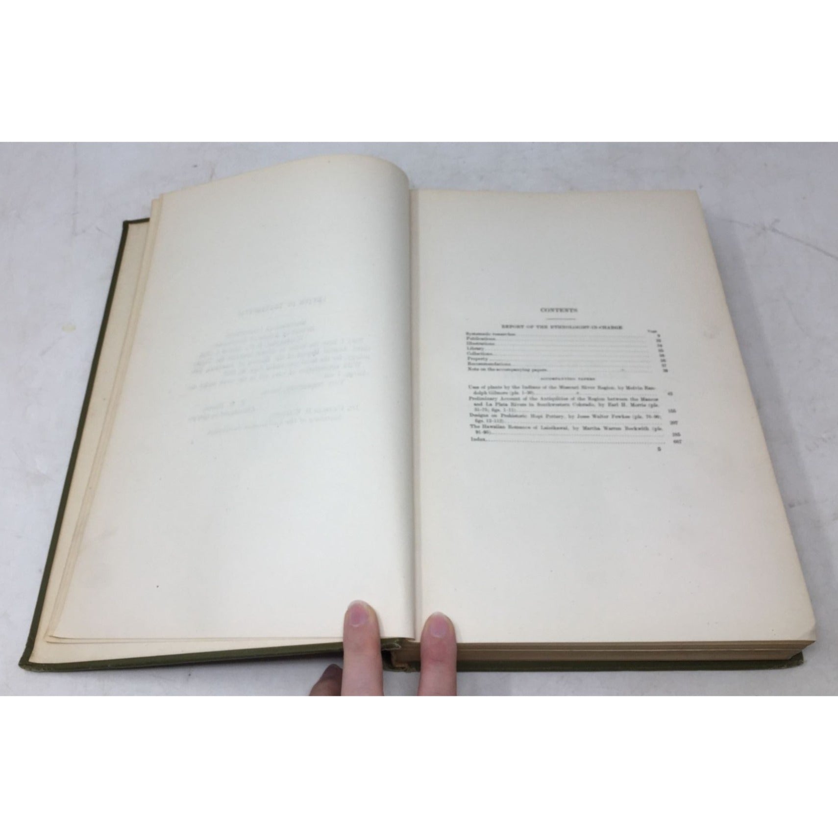 Collectible Antique Copy of Thirty-Third Annual Report of the Bureau of American Ethnology to the Secretary of the Smithsonian Institution, unbranded  A+ Stuff Vintage Books