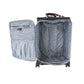 Zippered Olympia Black and Grey Suitcase (missing a wheel) - Olympia - Luggage & Bags - A+ Stuff