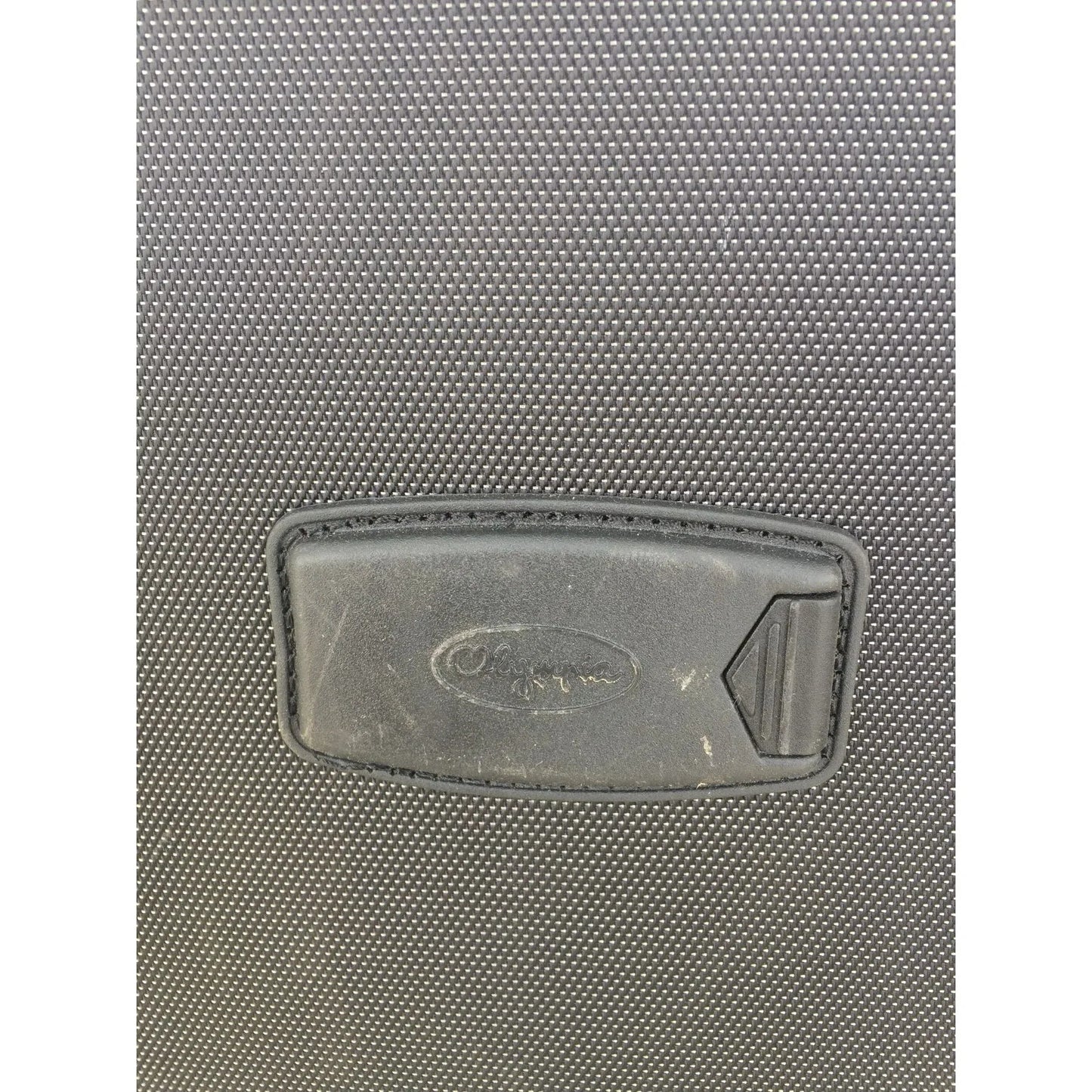 Zippered Olympia Black and Grey Suitcase (missing a wheel) - Olympia - Luggage & Bags - A+ Stuff