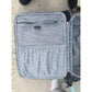 Zippered Olympia Black and Grey Suitcase (missing a wheel) - Olympia - Luggage & Bags - A+ Stuff