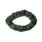 Women's Green Shell Stretchy Statement Bracelet