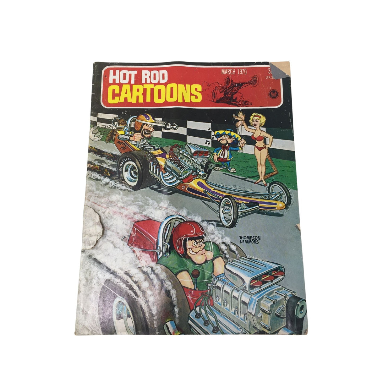 -Vintage- Hot Rod Cartoons Edition #33 Petersen Publishing  A+ Stuff comic books