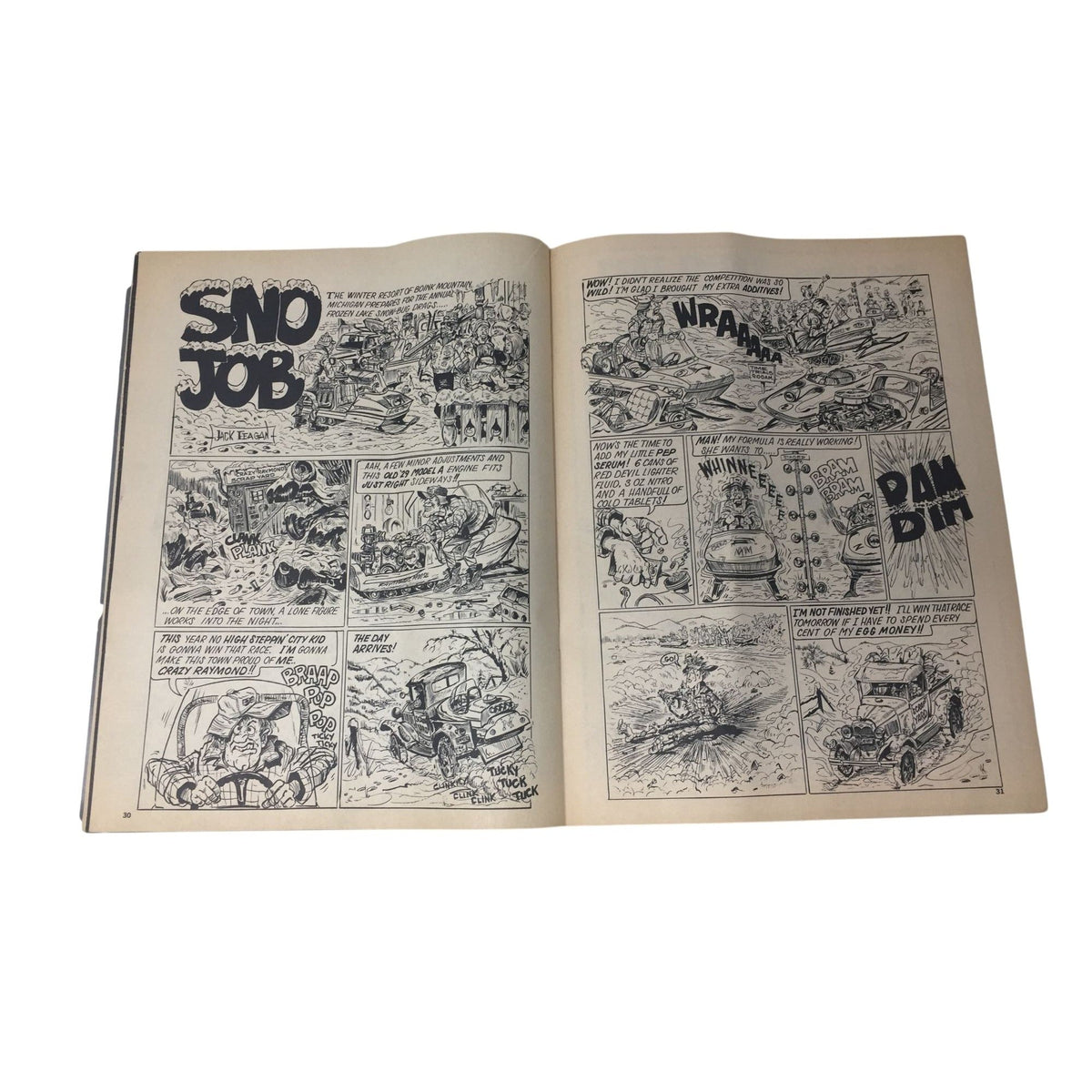-Vintage- Hot Rod Cartoons Edition #33 Petersen Publishing  A+ Stuff comic books