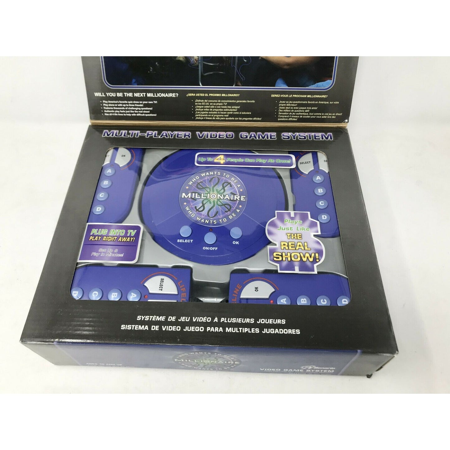 WHO WANTS TO BE A MILLIONAIRE Plug into TV Game System. Party Game