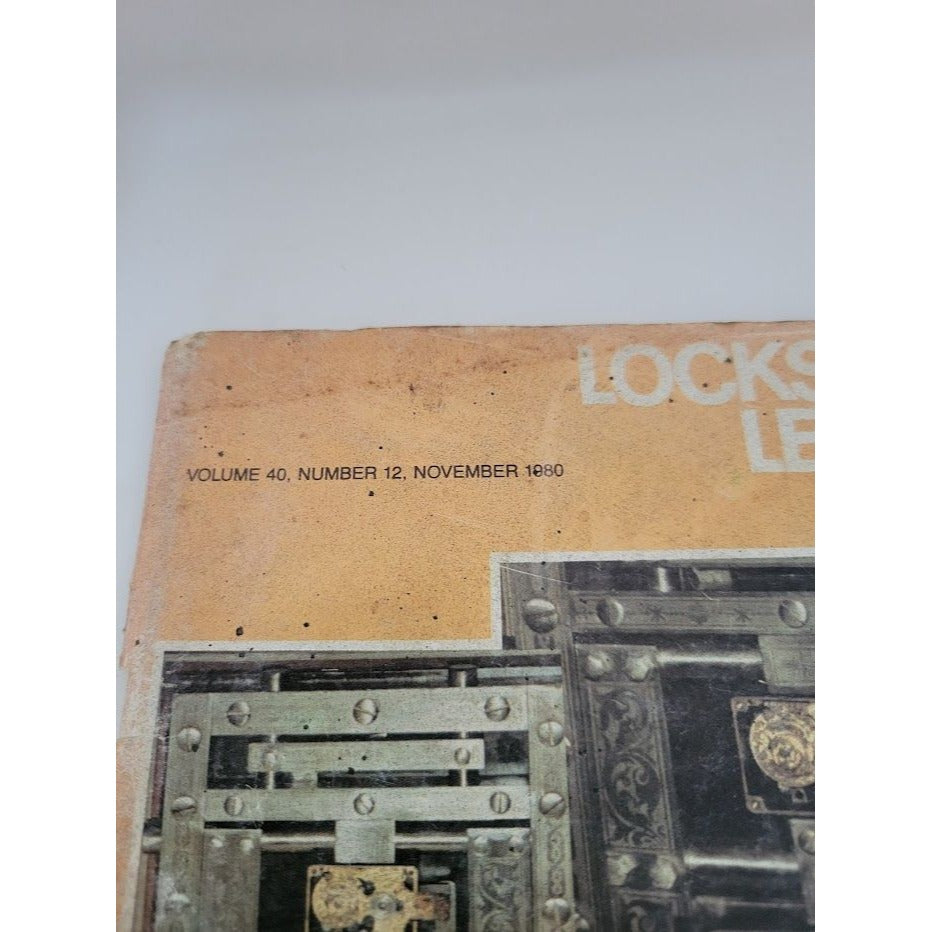 Vintage Locksmith Ledger 1975 1977, 1980 - Codes and other locksmith news/ info - Vintage periodicals - some wear - see photos