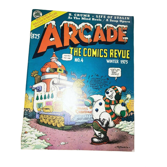 ARCADE THE COMICS REVIEW #4 1975 Robert Crumb Underground Comix