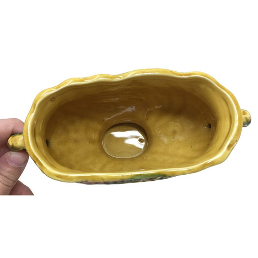 Vintage RELPO Planter / Dish - Chartruese Bold color Design