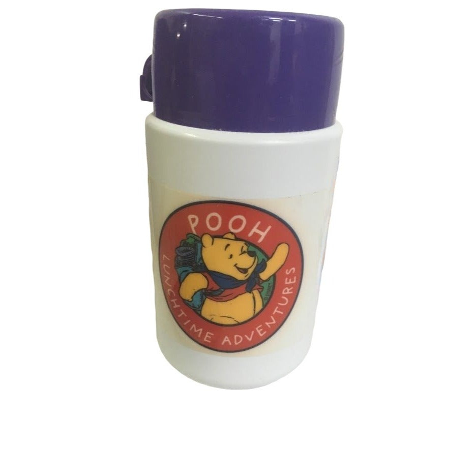 Vintage WINNIE THE POOH Lunchtime Adventures - Lunchbox with Thermos and Promo Packet of Smores (not recommended to eat expired food) - also