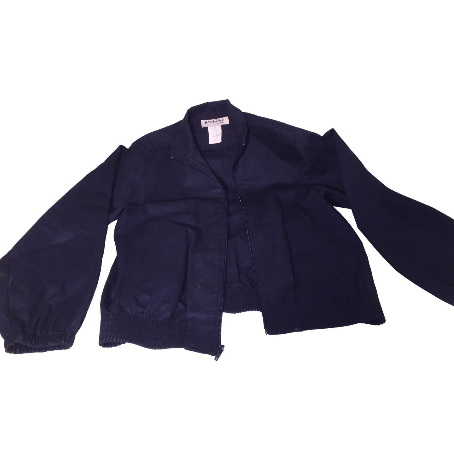 Vintage Appleseed's Navy Blue Jacket Women's Size 10 Petite - Appleseeds women's outerwear