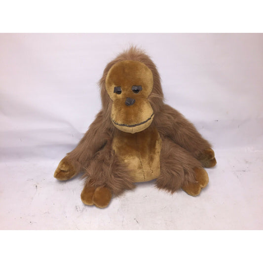 Plush Orangutan Monkey - Classic Toy Company - Long hair / Leather