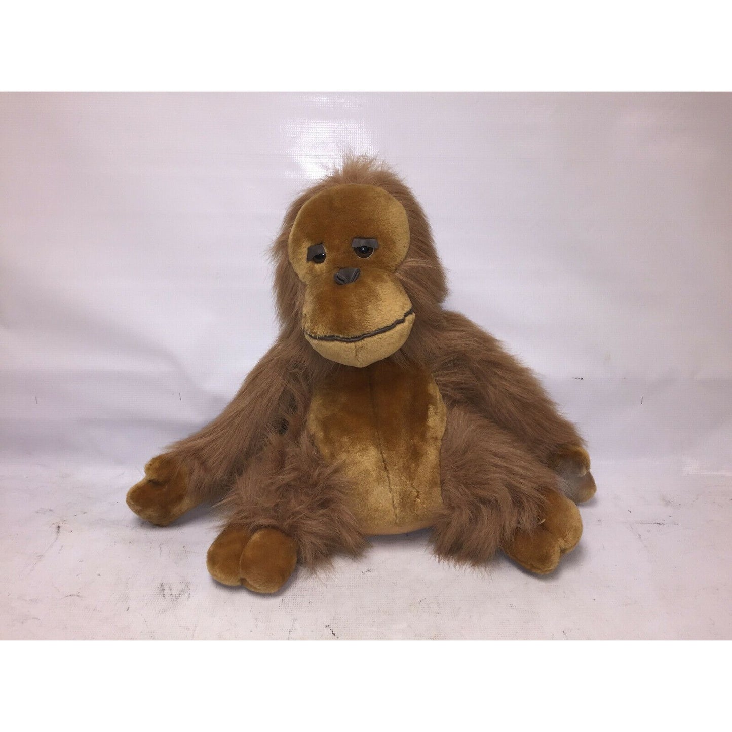 Plush Orangutan Monkey - Classic Toy Company - Long hair / Leather