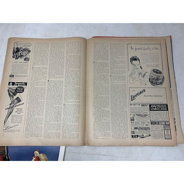 Illustrated London News 1935 - Center Insert and some loose pages