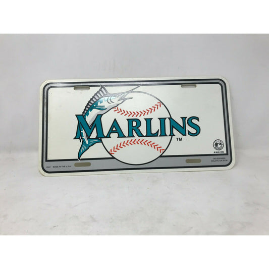 1992 Florida MARLINS License Plate Plastic MLB Baseball souvenir