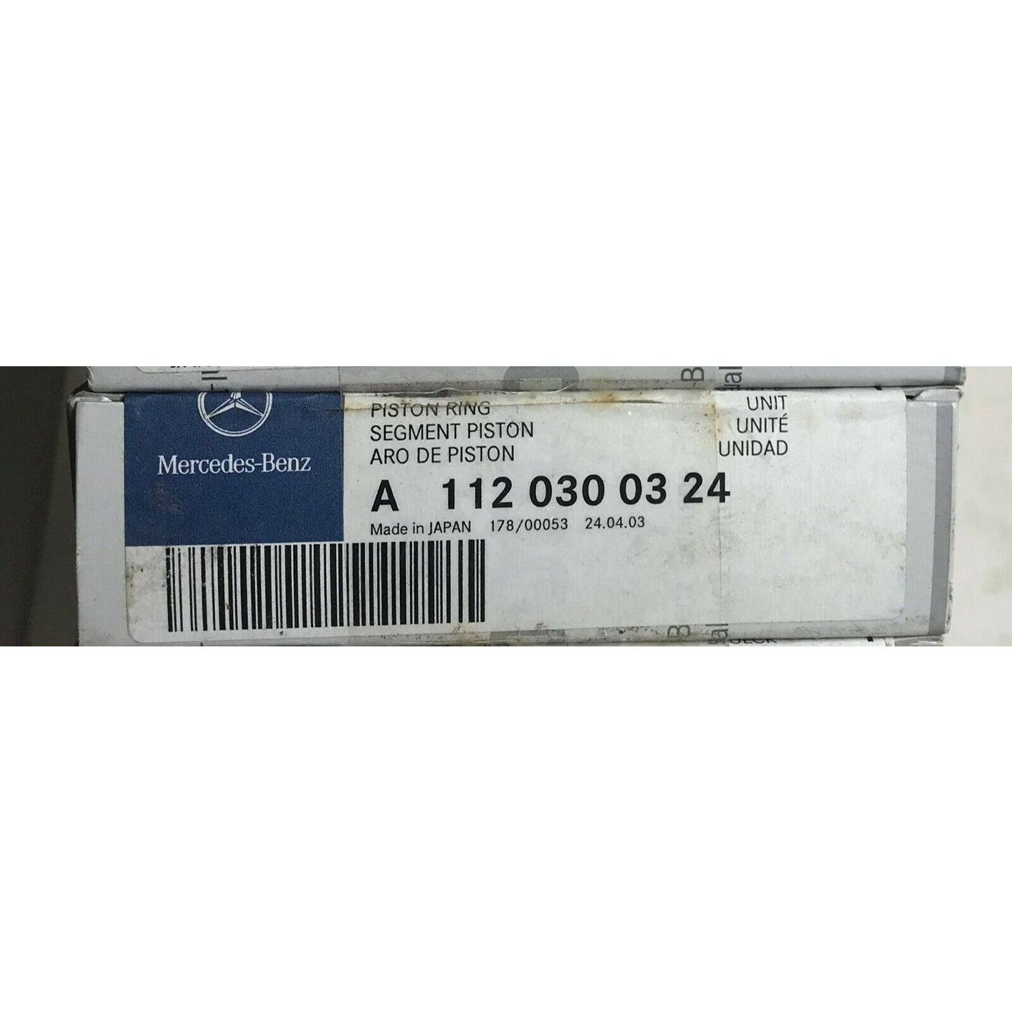 Genuine Mercedes-Benz PISTON RING SET 112-030-01-24 '98-'06 Models