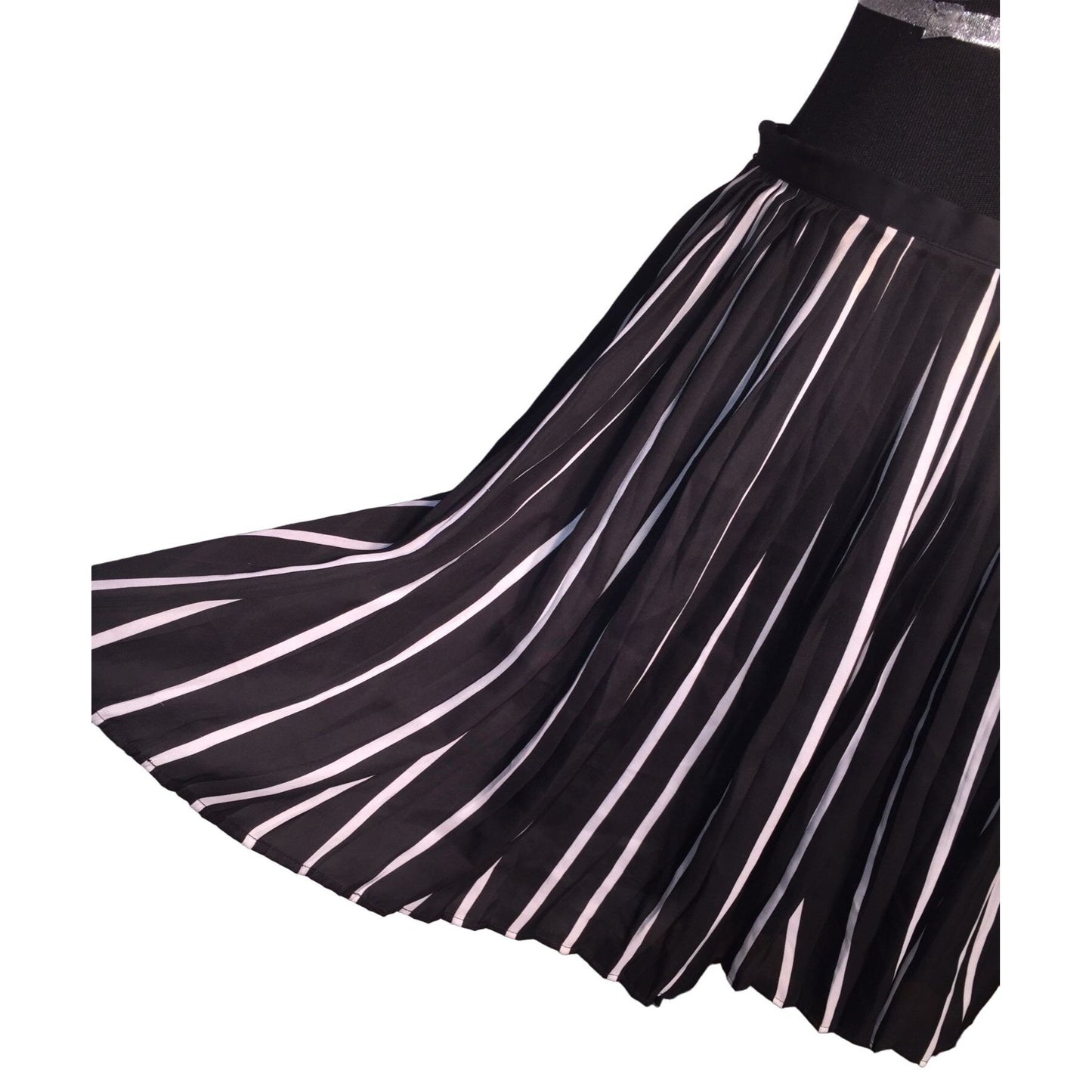 BEDO Femme Black and white stripe skirt - womens size medium