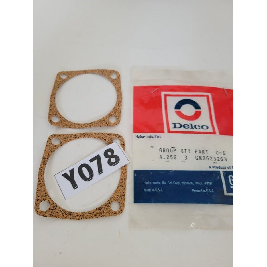 Genuine GM Part - No 8623263 - Gasket - Group 4.256 - new in package (package of 2) - vintage discontinued General Motors Part - Delco Hydra