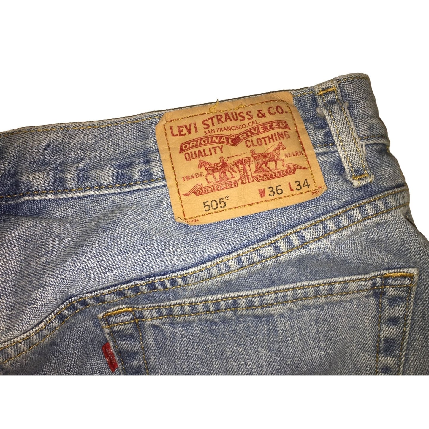 Vintage Blue Jeans - Levi Strauss & Co. Levi 505 jeans 36 x 34 - Regular Fit