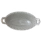 Pretty Handled  Serving DIsh approx 9" long with handles & 4" Wide A+ Stuff  A+ Stuff