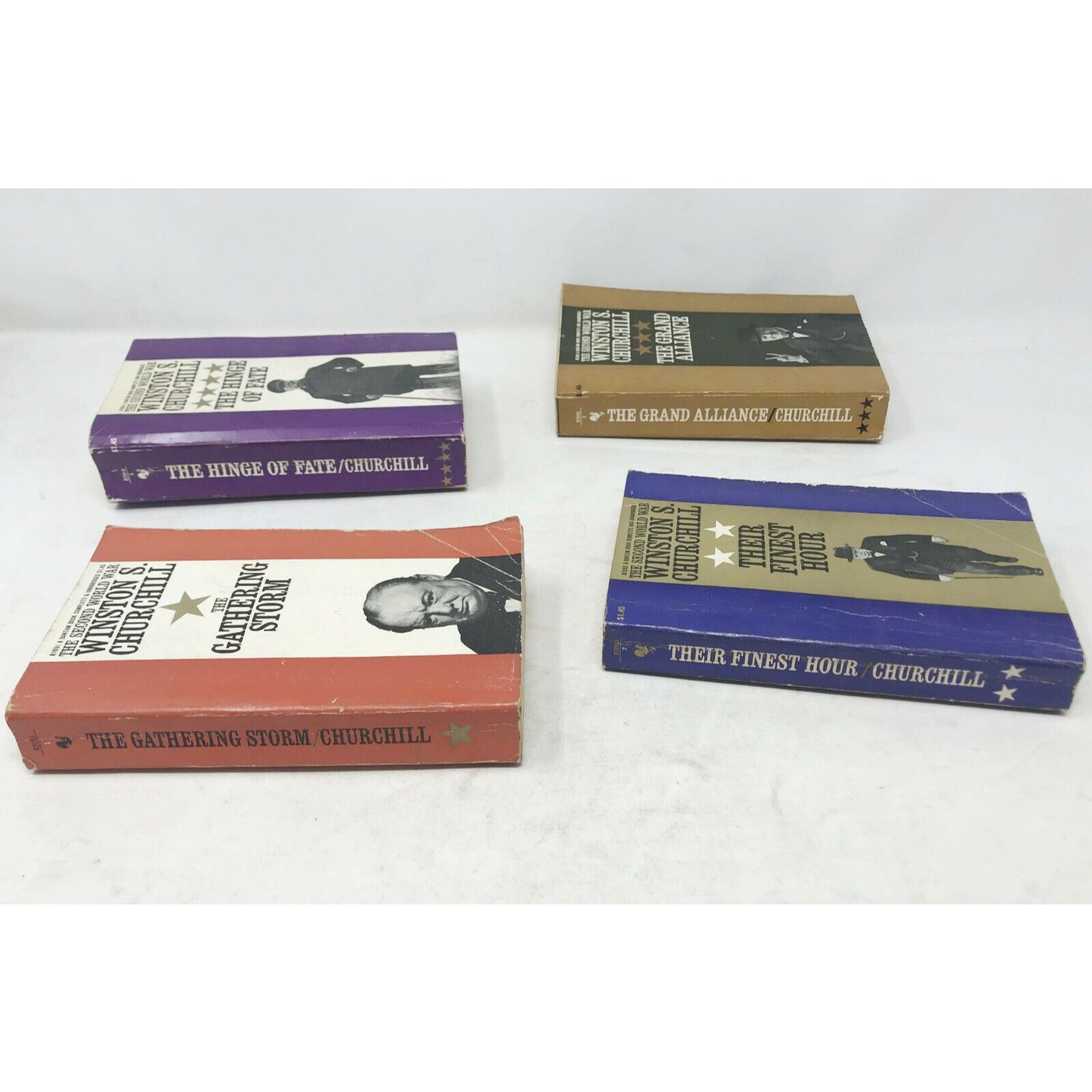 WINSTON CHURCHILL's The SECOND World WAR -  Set of 4  1960's