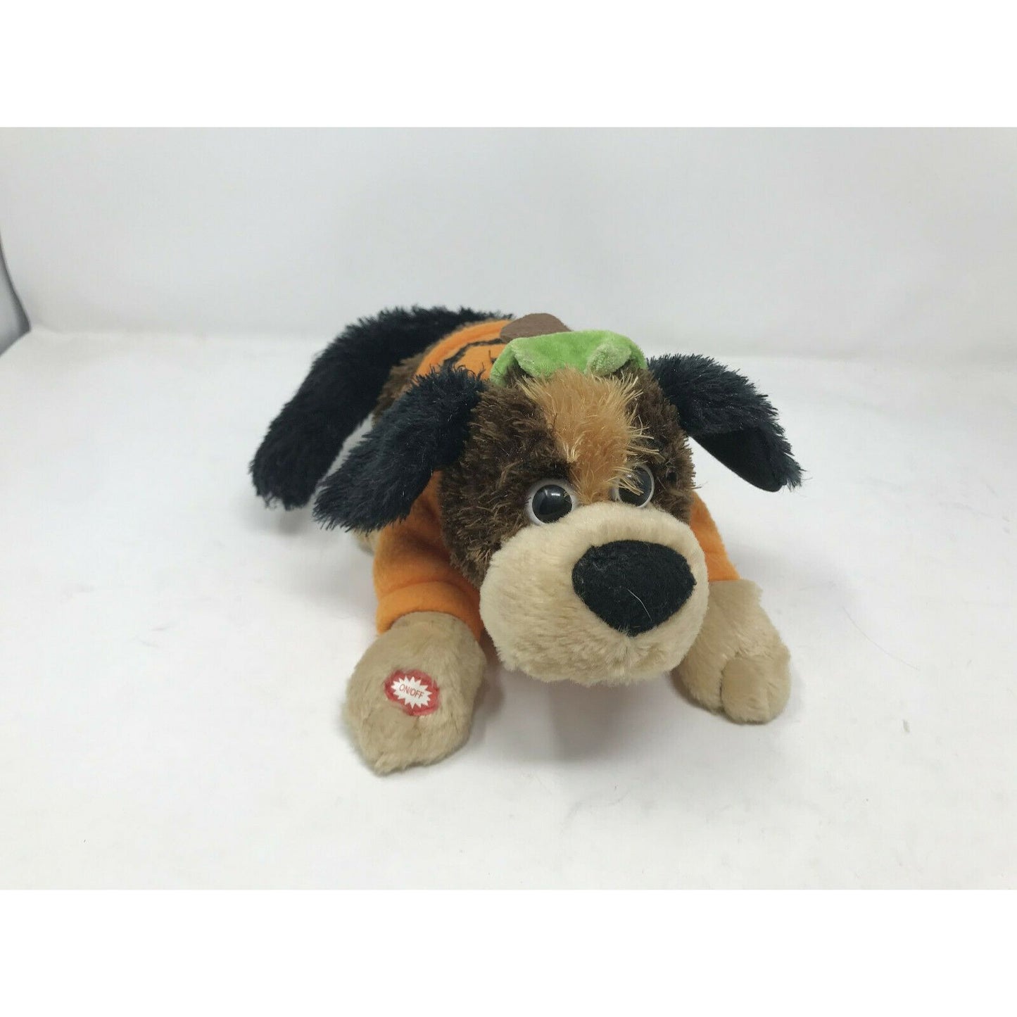 Animated Halloween Puppy Plush, Rolls Over & Barks a Song