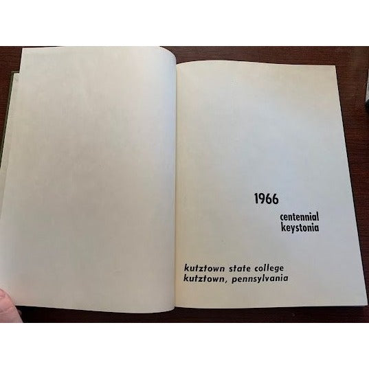 1966 KEYSTONIA Vintage Yearbook - Kutztown State College - Pennsylvania - Annual