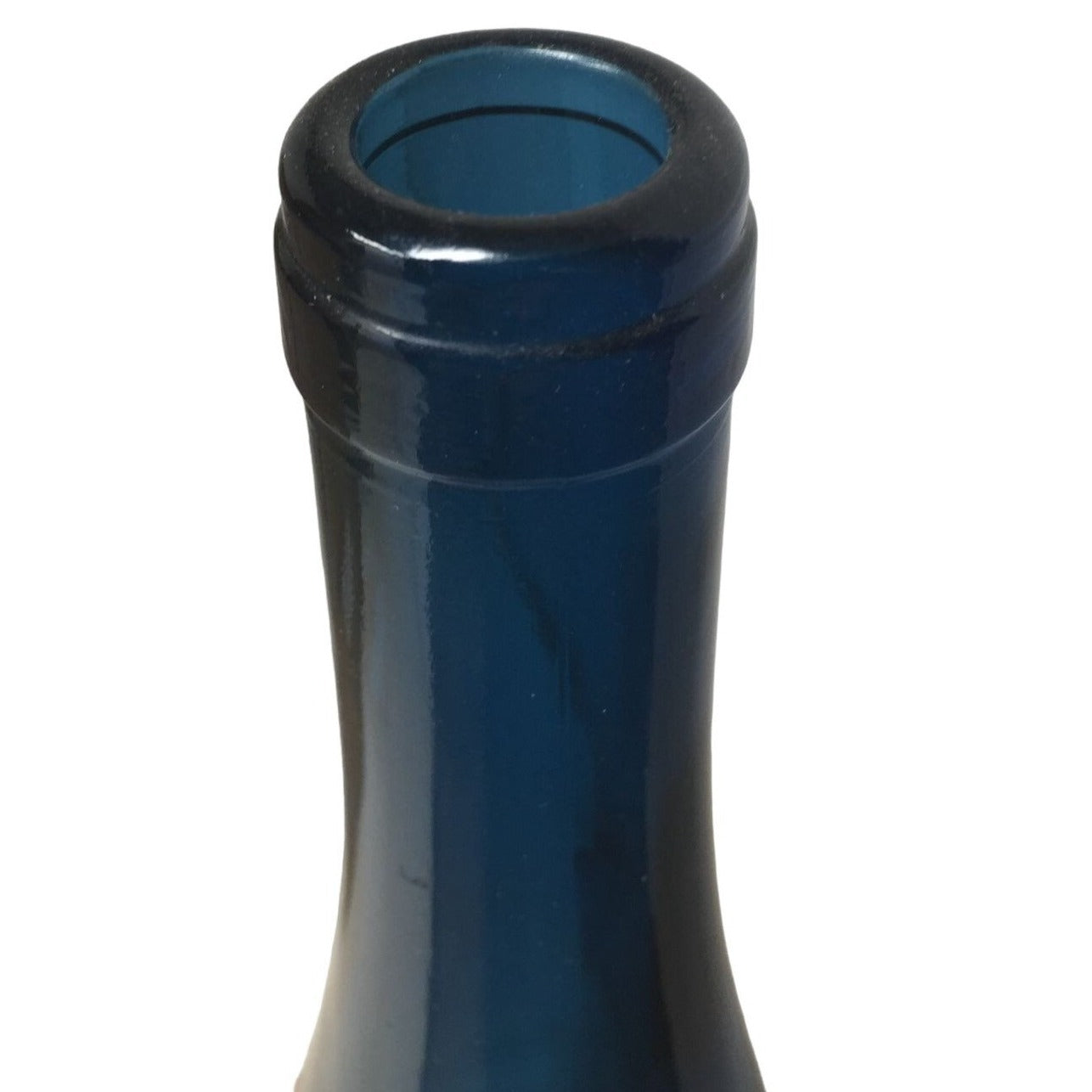 Deep Blue (Cornflower) Bottle 13" Tall Slim Stylish Design For Vase or Decor