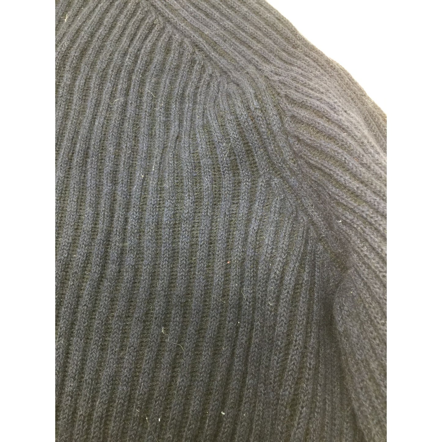 Express Mens Merino Wool Sweater size XL Black (Bluish hue in some light) - High Collar / Ribbed Design