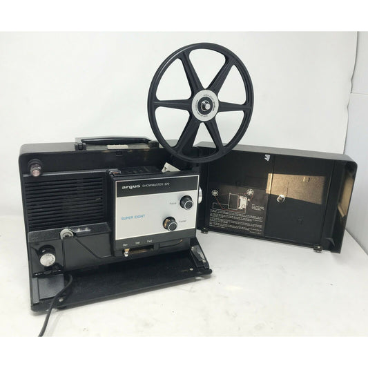 ARGUS Showmaster 872 SUPER EIGHT  Film Projector Untested (Light Works)