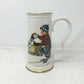 Norman Rockwell, Gorham Limited, "A Boy Meets His Dog" Stein. #2180 of 9,800. Norman Rockwell  A+ Stuff Mugs