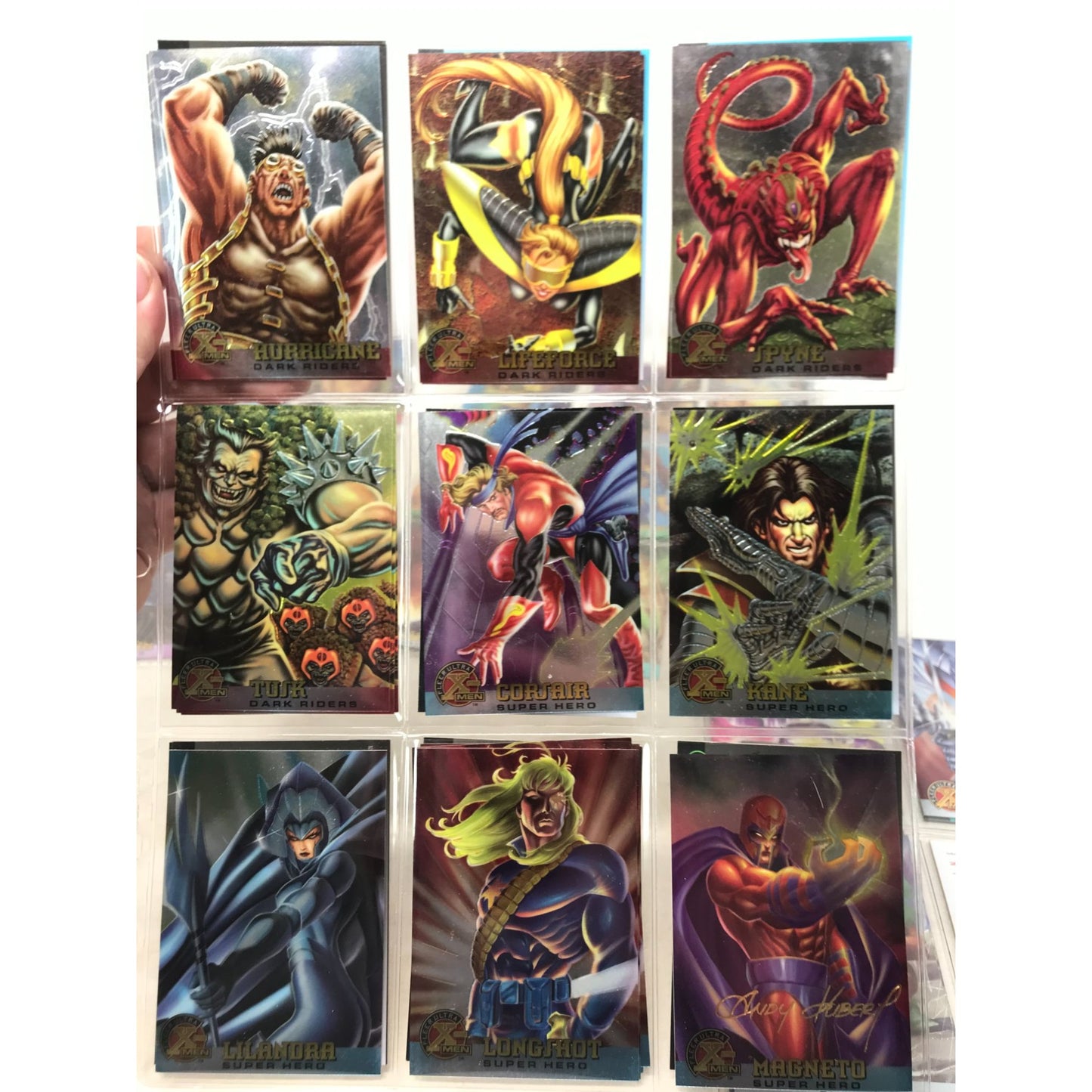 Fleer - ULTRA X-Men Trading Cards (1995) - 70+ Cards and Insert -