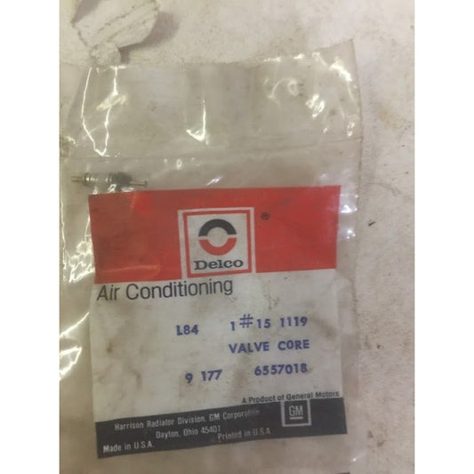 Valve Core - Genuine Delco Air Conditioning Part NOS GM vintage Auto Part no 6557018 - Valve Core GR 9.177 - Discontinued General Motors OEM