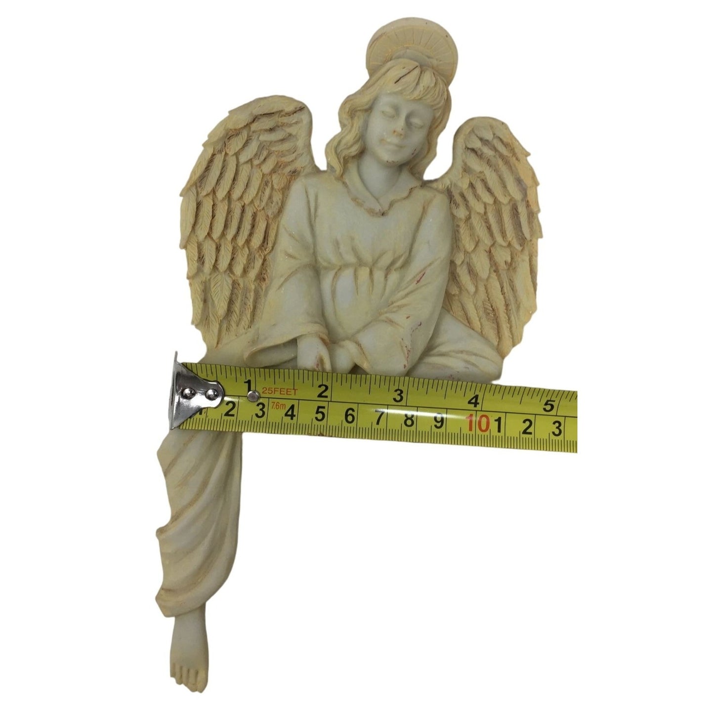 Angel Watching Over You Wall Decor - Religious Decor Girl Angel with large wings