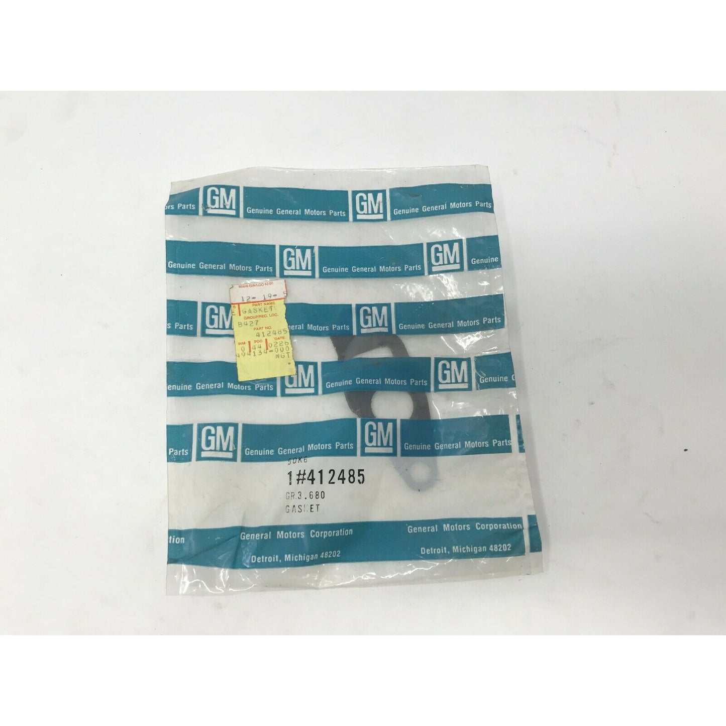 GENUINE GM Part GASKET 412485 Egr Vlv General Motors Part nos