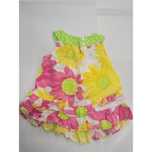 Jessica Ann baby summer dress with flowers size 3-6 months