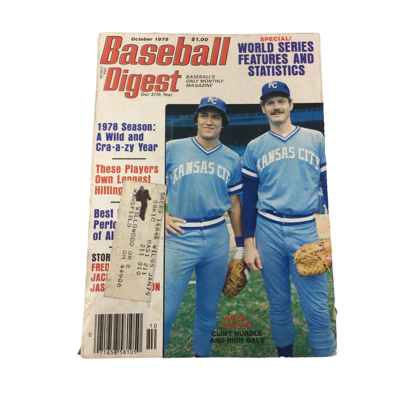 Set of 4 Vintage Baseball Digest Issues (April 1978,Dec 1969,  July 1978 & Oct 1978