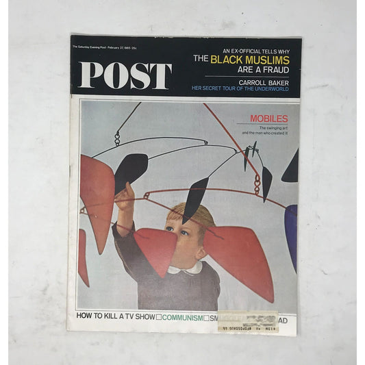 The SATURDAY Evening POST February 27, 1965 - THE BLACK MUSLIMS, UNDERWORLD, MOBILES, Misc