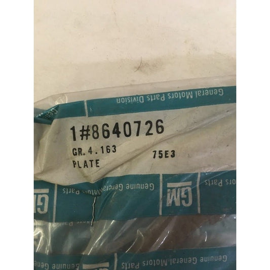 Genuine GM NOS 8640726 gr 4.163 - Plate - Clutch Plate - GM vintage Auto Part GM part no Discontinued General Motors OEM Part - Vintage GM